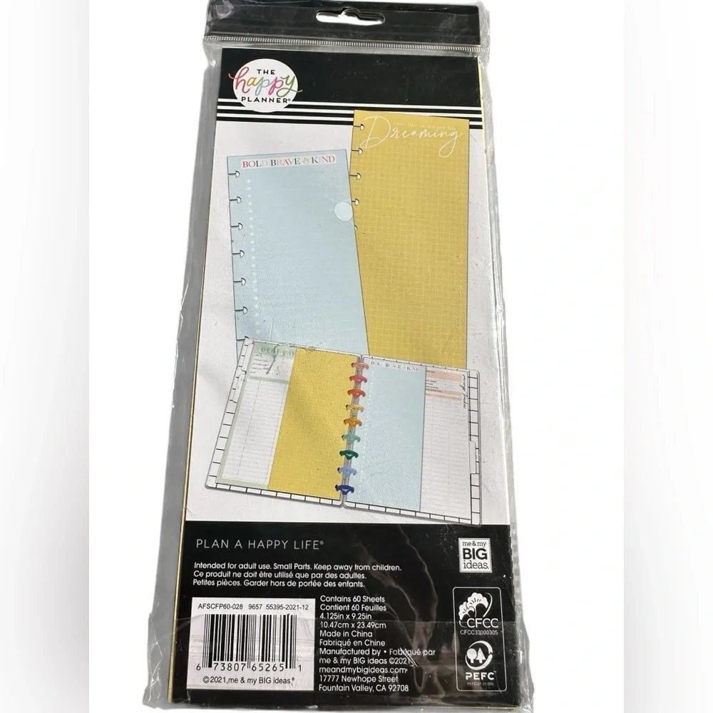 The Happy Planner Everyday 1/2 Sheet Refill Paper Pack